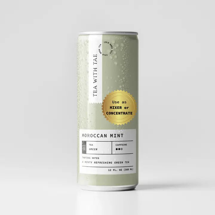Moroccan Mint Green Iced Tea Can Mixer