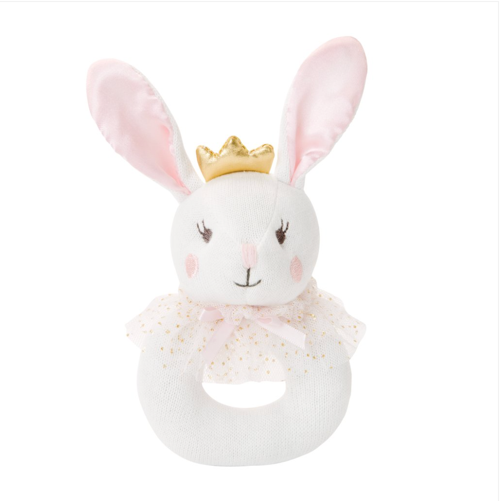 Bella Bunny Baby Ring Rattle