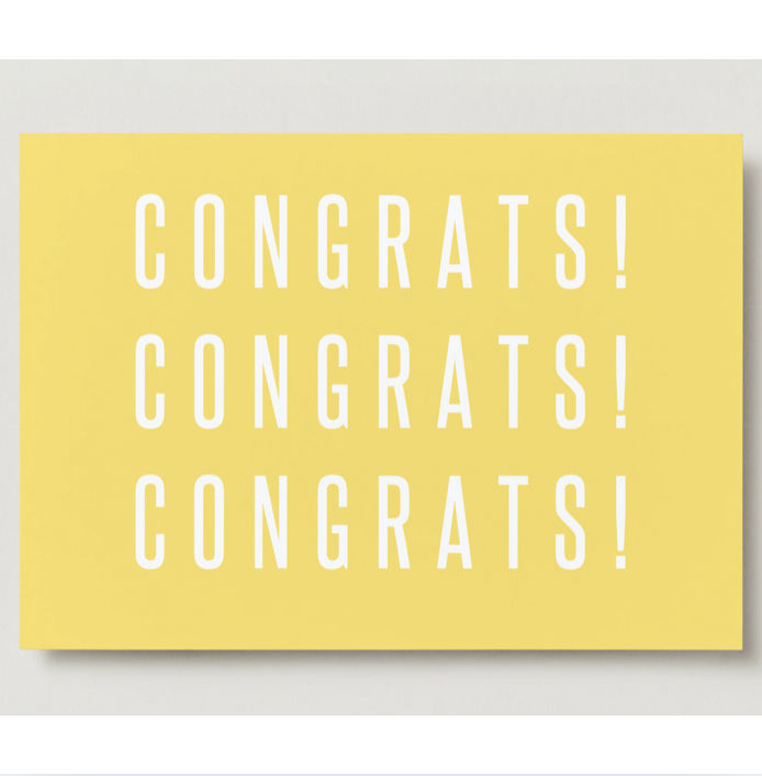 Yellow Congrats