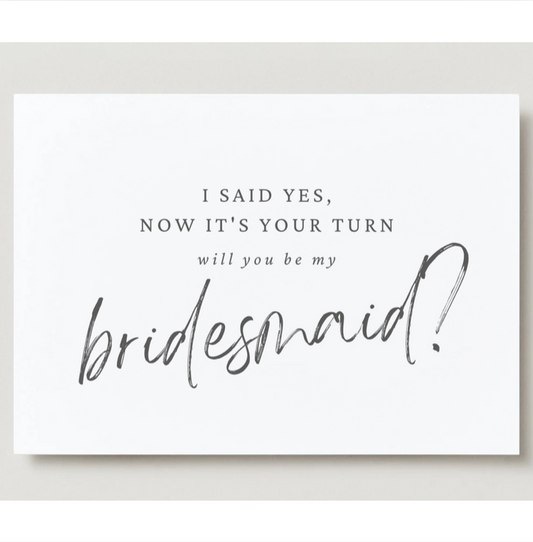 Bridesmaid Proposal