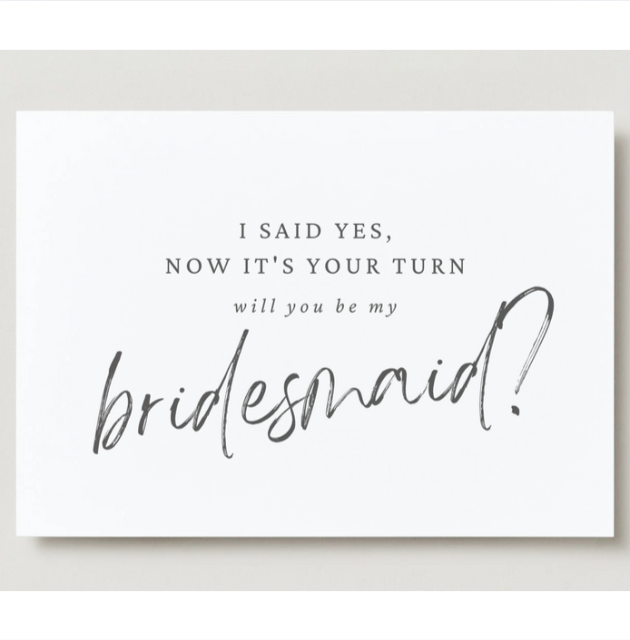Bridesmaid Proposal