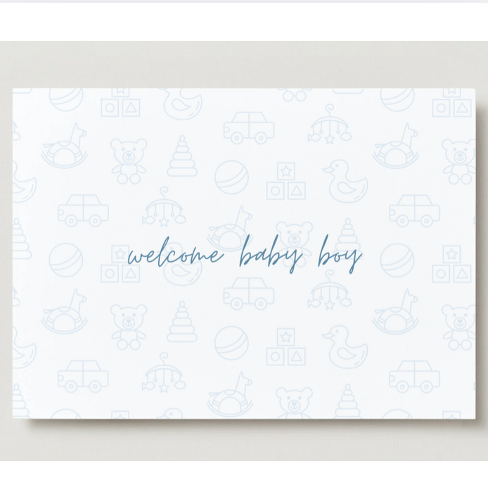 Welcome Baby Boy