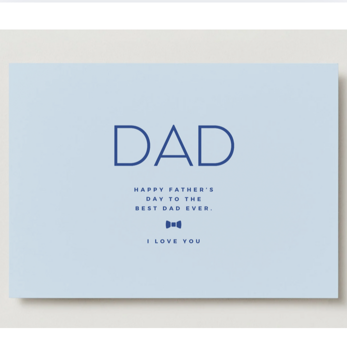 Light Blue Fathers Day