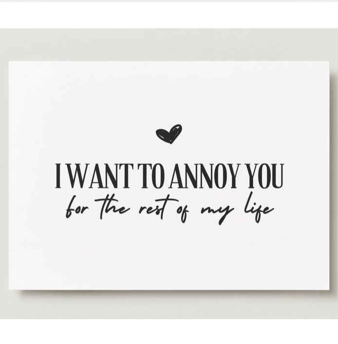 Loving Annoyance