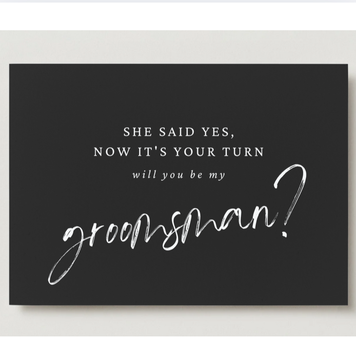 Groomsmen Proposal