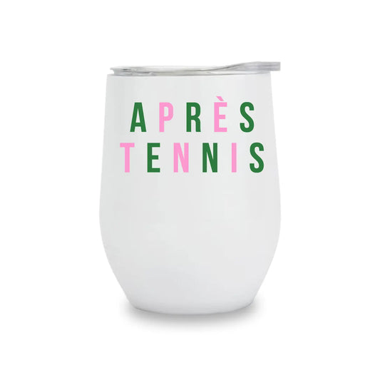 Insulated Wine Tumbler - Apres Tennis