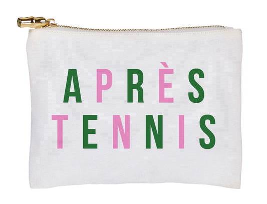 Apres Tennis Flat Zip Pouch