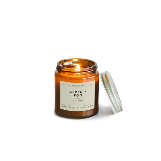 Aspen + Fog Mini Soy Candle Jar