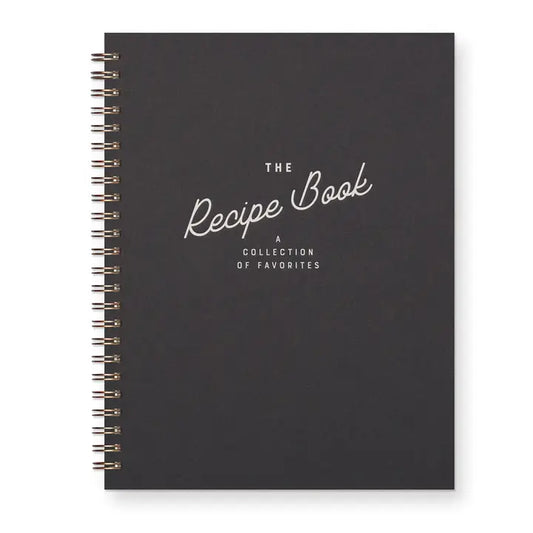 Black Retro Recipe Book