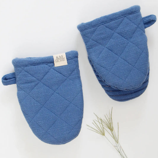 Silicone Mini Mitt - Dutch Blue