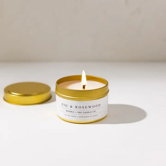 Fig & Rosewood Travel Tin Candle