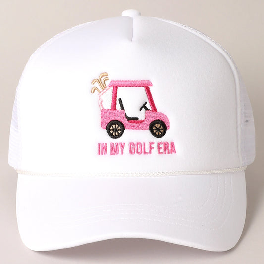 In My Golf Era Hat - White