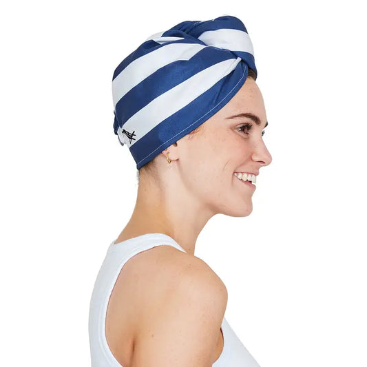 Blue Hair Wrap