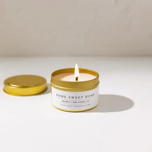 Home Sweet Home Travel Tin Candle