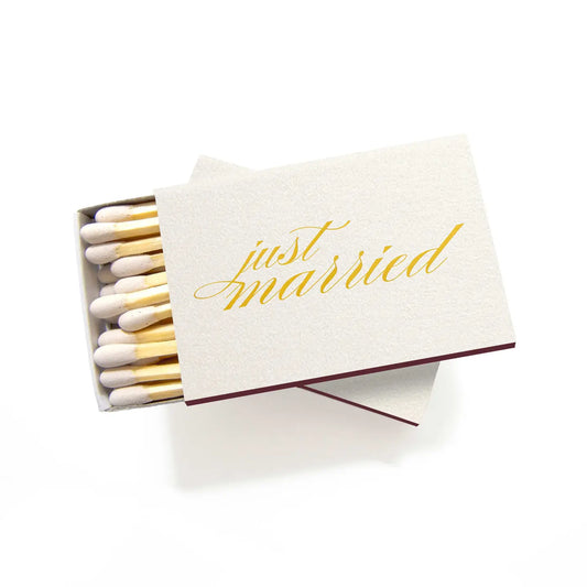 Just Married Matchbox