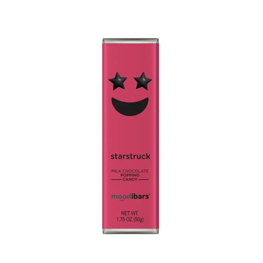 Moodibars Starstruck Milk Chocolate Popping Candy Bar