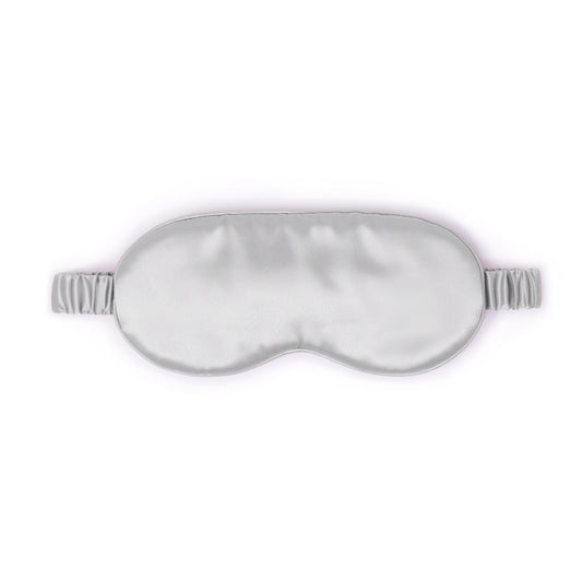 Pure Silk Sleep Mask - Silver
