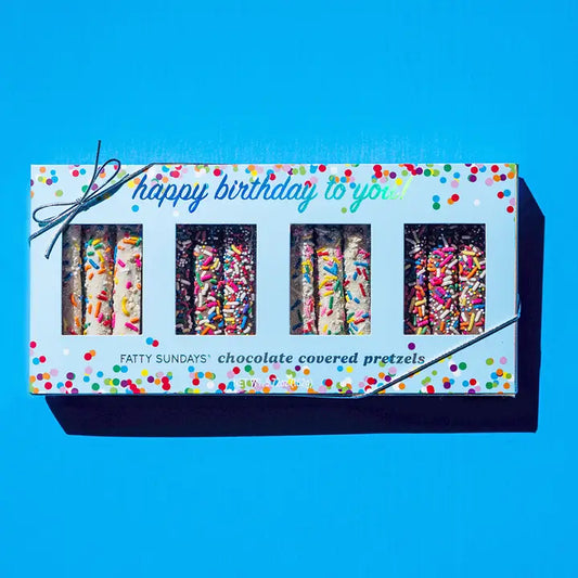 Chocolate Covered Pretzels Birthday Set