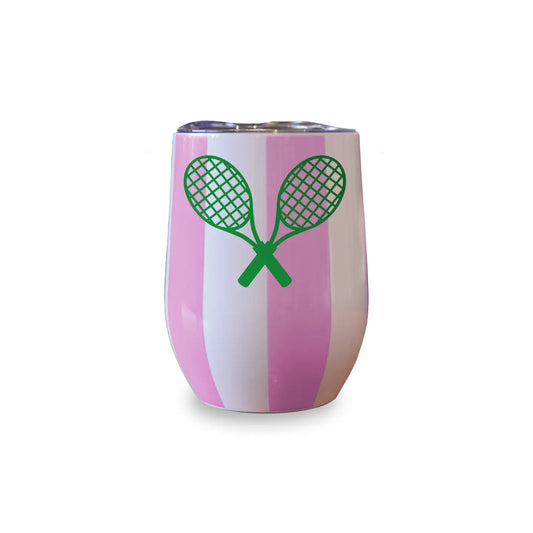 Insulated Wine Tumbler - Racquets