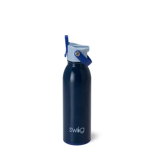 Blue Flip + Sip Water Bottle