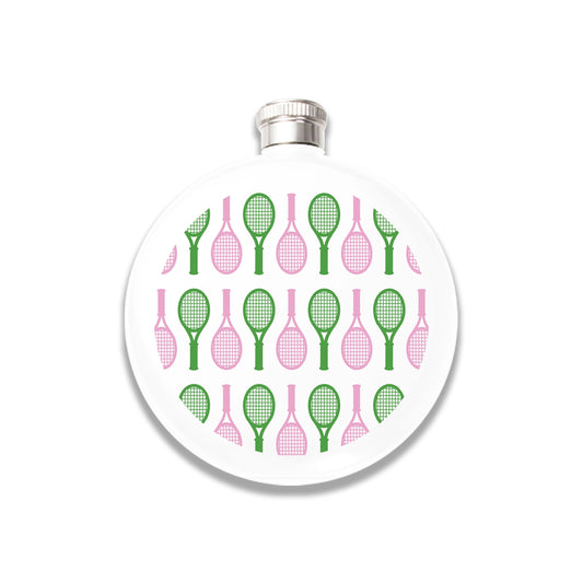 Round Flask - Tennis Racquets
