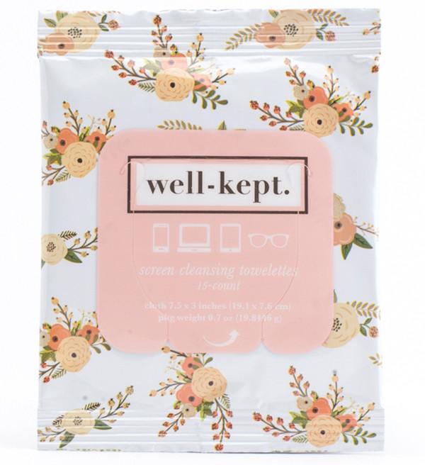 Floral Screen Cleaning Wipes
