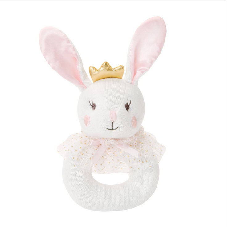 Bella Bunny Baby Ring Rattle