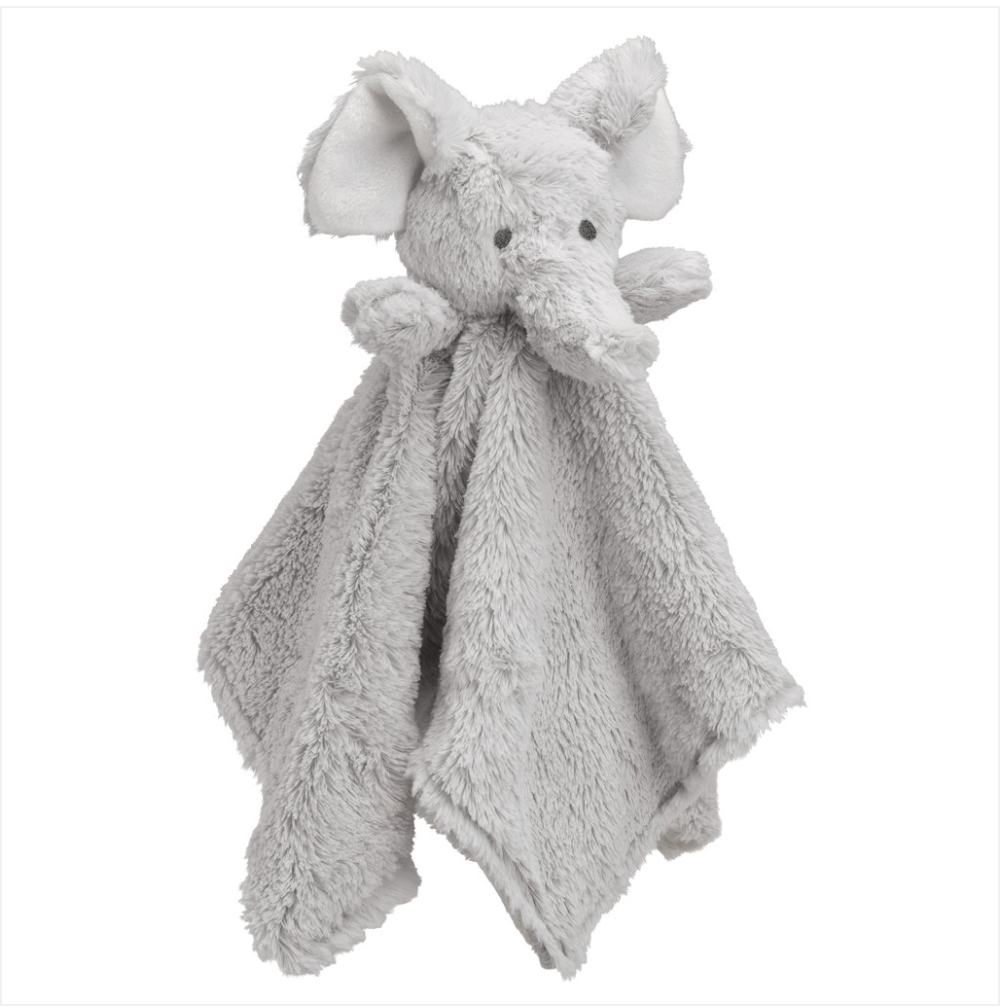Grey elephant security blanket online