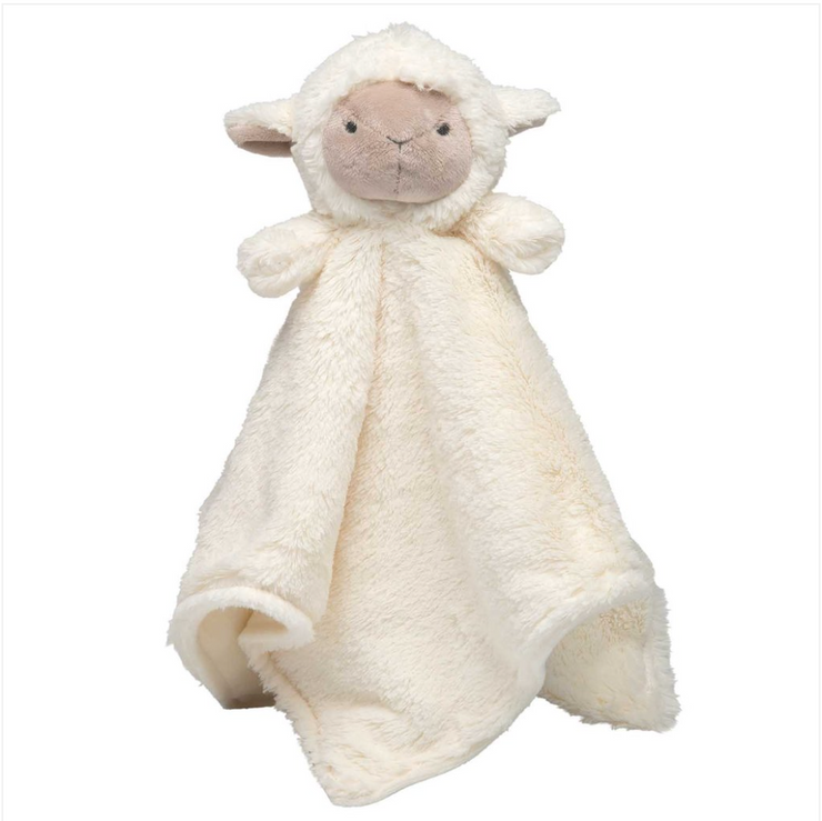 Cream Lambie Baby Security Blanket