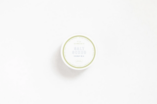 Coconut Milk Salt Scrub