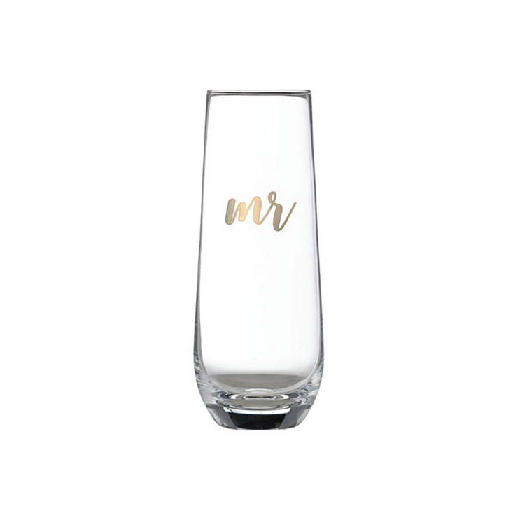 Mr Champagne Glass Flute