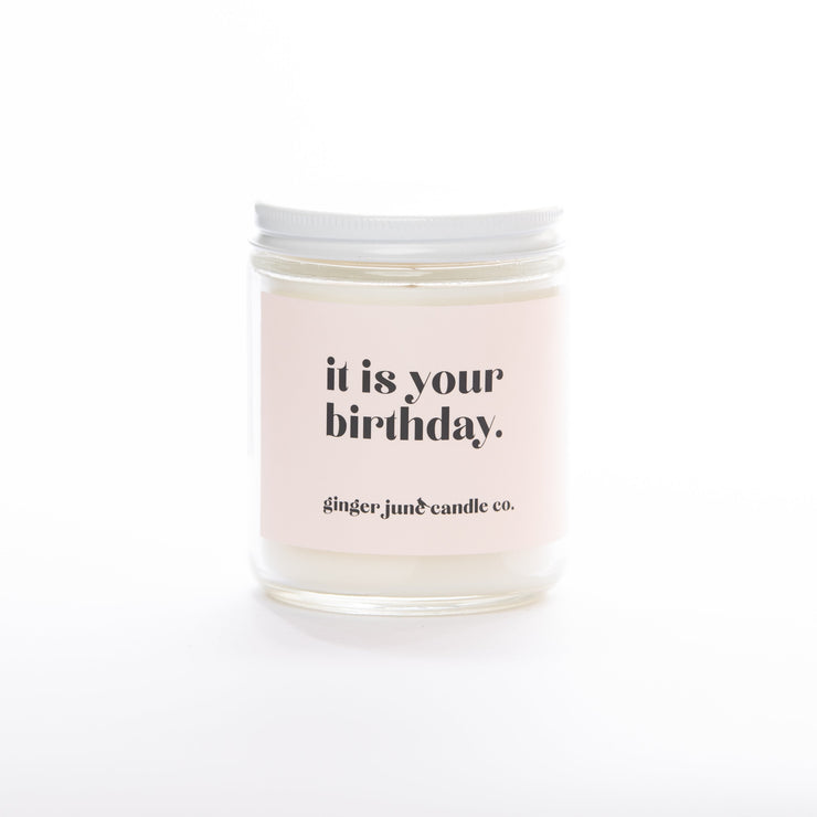 "It's Your Birthday" Apricot + Fig Candle